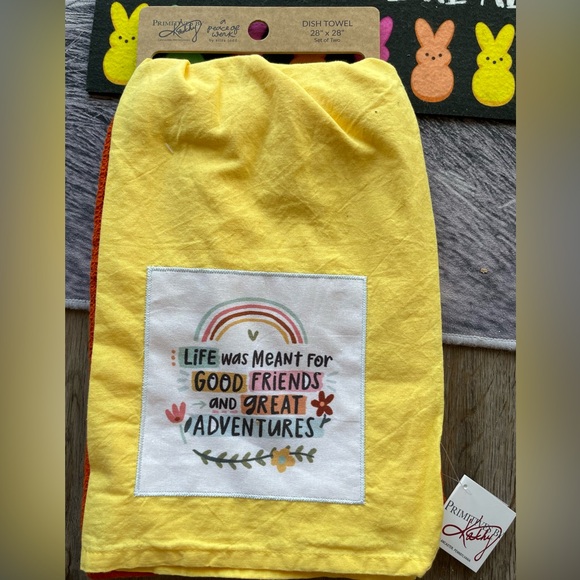 NWT Set of 2 Primitives by Kathy kitchen towels - Picture 4 of 5